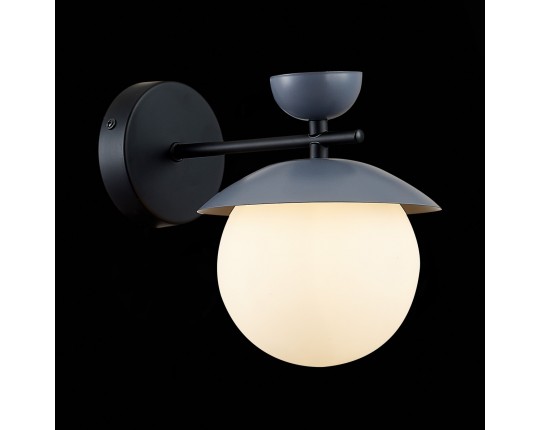 SLE220201-01 Светильник настенный Черный, Серый/Белый G9 1*5W