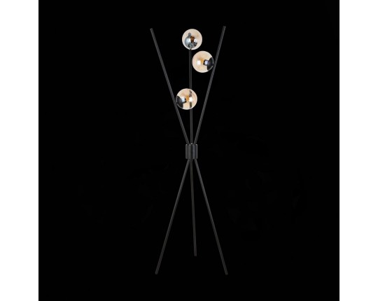 SL549.505.03 Торшер ST-Luce Черный/Коньячный E27 3*40W