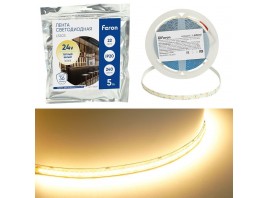 Светодиодная лента Feron 22W/m 240LED/m 2835SMD теплый белый 5М LS503 48829