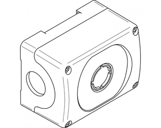 Корпус кнопочного поста MEP1-0 на 1 элемент пластиковый* 1SFA611811R1000