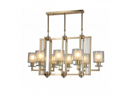 Подвесная люстра Lumina Deco Manhattan LDP 8012-8 PR F.GD