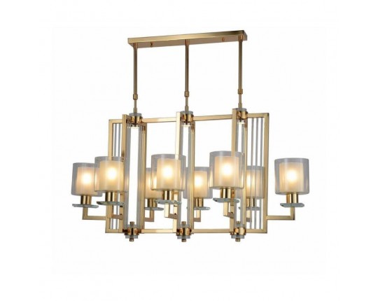 Подвесная люстра Lumina Deco Manhattan LDP 8012-8 PR F.GD