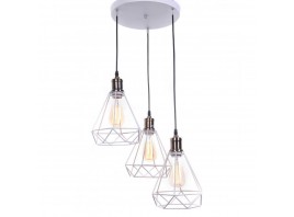 Подвесная люстра Lumina Deco Cobi LDP 11609-3 WT