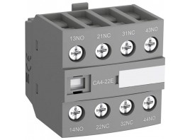 Блок контактный CA4-22E (2НО+2НЗ) фронтальный для контакторов AF26-AF96..-30-00 и AF09-AF80..-22-00* 1SBN010140R1022