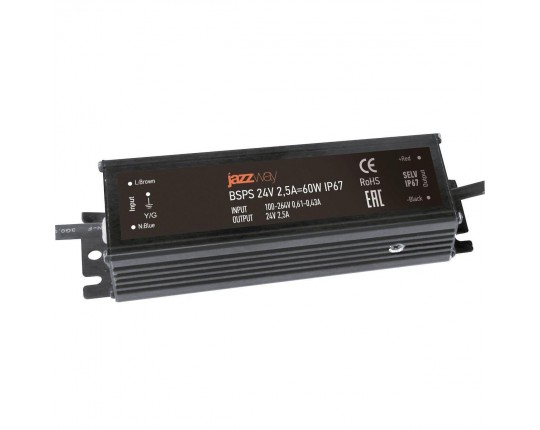 Блок питания Jazzway BSPS 24V 60W IP67 2,5A 5015524