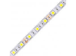 Светодиодная лента Volpe 14,4W/m 60LED/m 5050SMD теплый белый 5M ULS-Q221 5050-60LED/m-10mm-IP20-DC12V-14,4W/m-5M-3000K UL-00004353