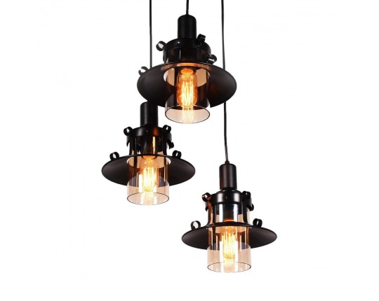 Подвесная люстра Lumina Deco Capri LDP 11328 B-3 BK