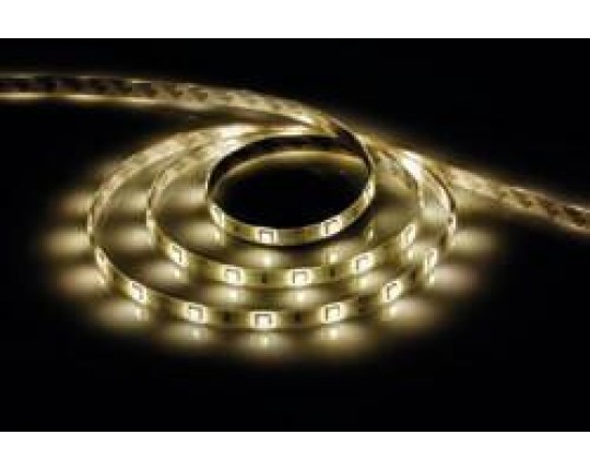 Светодиодная влагозащищенная лента Feron 14,4W/m 60LED/m 5050SMD теплый белый 5M LS607 27654