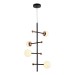 Подвесная светодиодная люстра Natali Kovaltseva Loft Led Lamps 81338 Gold Black