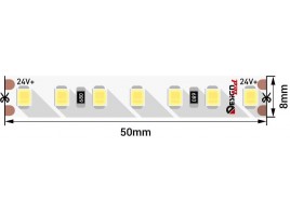 Светодиодная влагозащищенная лента DesignLed 14,4W/m 140LED/m 2835SMD теплый белый 5M 006609