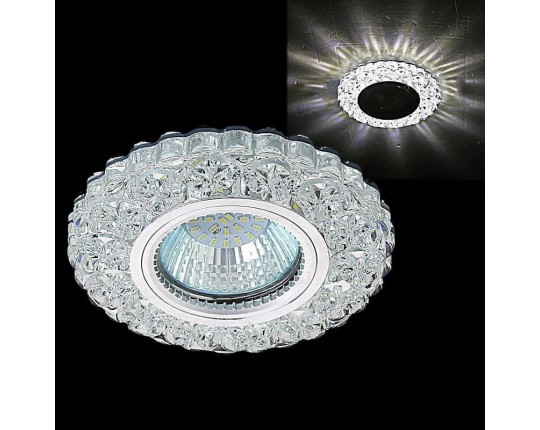 Встраиваемый светильник Reluce 51608-9.0-001MN MR16+LED3W WH