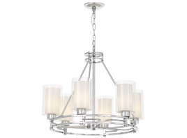 Подвесная люстра Lumina Deco Marietta LDP 8025-6 CHR+WT