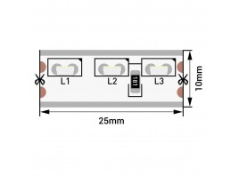 Светодиодная влагозащищенная лента SWG 9,6W/m 120LED/m 315SMD холодный белый 5M 003307