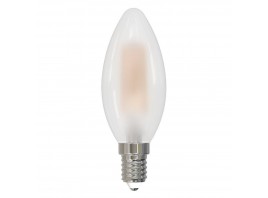 Лампа светодиодная филаментная Volpe E14 6W 3000K матовая LED-C35-6W/3000K/E14/FR/SLF UL-00008326