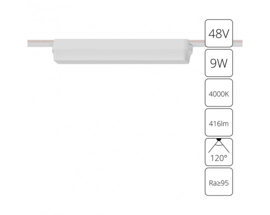 Трековый светодиодный светильник Arte Lamp Rapid A6153PL-1WH