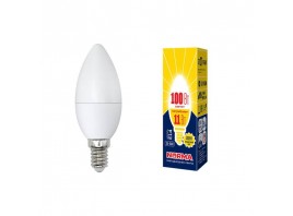 Лампа светодиодная E14 11W 3000K матовая LED-C37-11W/WW/E14/FR/NR UL-00003812