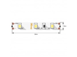 Светодиодная лента SWG 4,8W/m 60LED/m 2835SMD нейтральный белый 5M 007260