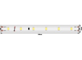 Светодиодная влагозащищенная лента DesignLed 6W/m 60LED/m 2835SMD теплый белый 50M 004375