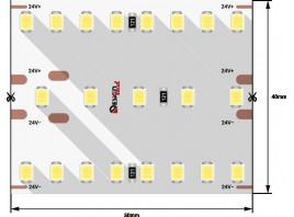 Светодиодная влагозащищенная лента DesignLed 40W/m 420LED/m 2835SMD нейтральный белый 2,5M 003247