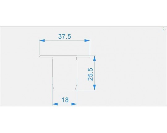 Заглушка Deko-Light End Cap P-ET-03-10 Set 2 pcs 978261