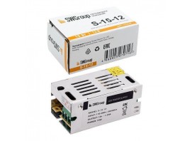 Блок питания SWG 12V 15W IP20 1,25A S-15-12 900045