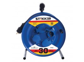 Удлинитель Stekker Professional 4гн 30м с/з PRF02-41-30 39296