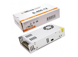 Блок питания SWG 12V 400W IP20 33,33A S-400-12 000128