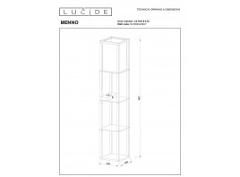 Торшер Lucide Menno 44799/81/30