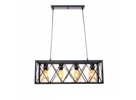 Подвесная люстра Lumina Deco Nortis LDP 11535-4 BK