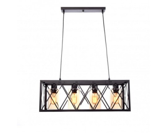 Подвесная люстра Lumina Deco Nortis LDP 11535-4 BK