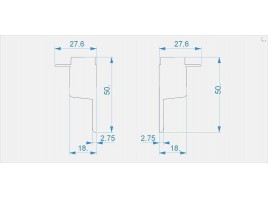 Заглушка Deko-Light End Cap H-EL-03-10 Set 2 pcs 979211