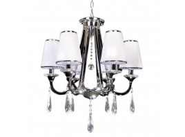 Подвесная люстра Lumina Deco Milesia LDP 8926-6 WT+CHR