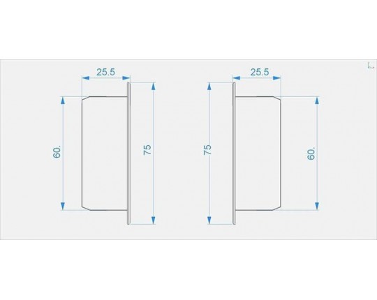 Заглушка Deko-Light End Cap P-EL-02-10 Set 2 pcs 978250