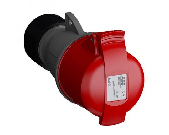 Розетка кабельная EasySafe 332EC6,32А,3P+E,IP44,6ч 2CMA102040R1000