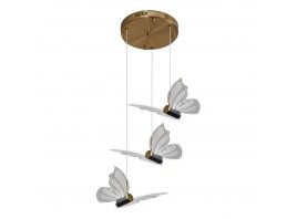 Подвесная светодиодная люстра Natali Kovaltseva Butterflies Led Lamps 81366 Gold