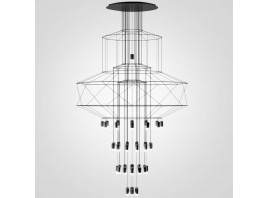 Подвесная люстра Imperium Loft Vibia Wireflow 75394-22