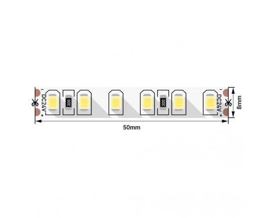 Светодиодная лента SWG 9,6W/m 120LED/m 2835SMD нейтральный белый 5M 003272