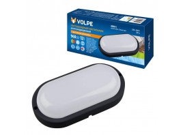 Потолочный светодиодный светильник Volpe ULW-Q213 12W/NW Sensor IP65 Black UL-00003659