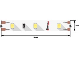 Светодиодная влагозащищенная лента DesignLed 7,2W/m 60LED/m 2835SMD холодный белый 5M 004496