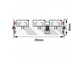 Светодиодная лента SWG 9,6W/m 120LED/m 315SMD холодный белый 5M 004203