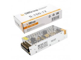 Блок питания SWG 12V 150W IP20 12,5A S-150-12 000107