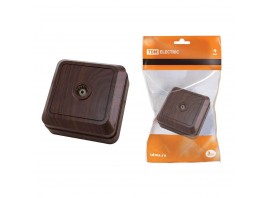 ТВ-розетка TDM Electric Ладога бук SQ1801-0042