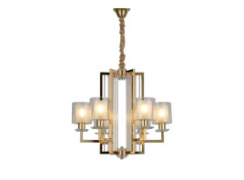 Подвесная люстра Lumina Deco Manhattan LDP 8012-6 F.GD