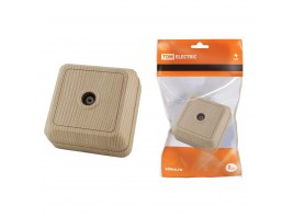 ТВ-розетка TDM Electric Ладога сосна SQ1801-0058