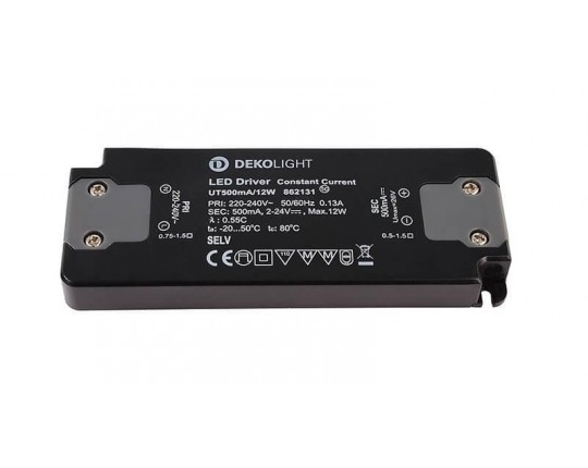 Драйвер Deko-Light Flat Power Supply 2-24V 12W IP20 0,5A 862131