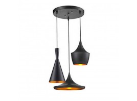 Подвесная люстра Lumina Deco Foggi LDP 7712-3 BK