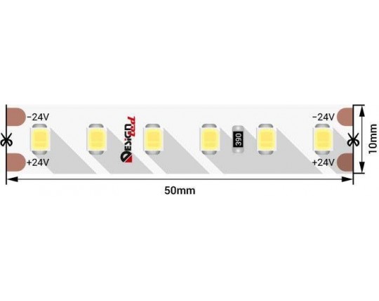 Светодиодная влагозащищенная лента DesignLed 14,4W/m 120LED/m 2835SMD холодный белый 5M 004500