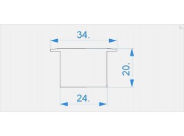 Заглушка Deko-Light End Cap I-ET-05-15 Set 2 pcs 981041