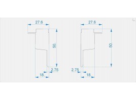 Заглушка Deko-Light End Cap H-EL-03-10 Set 2 pcs 979210