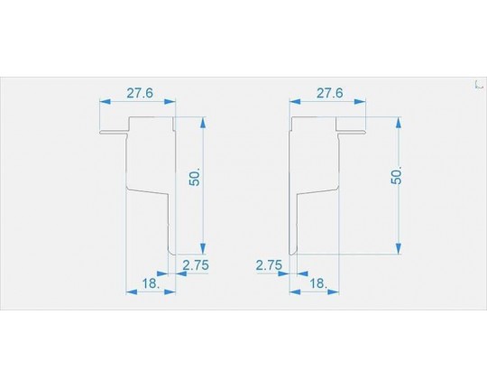 Заглушка Deko-Light End Cap H-EL-03-10 Set 2 pcs 979210